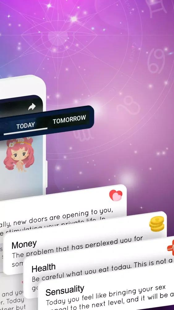 Captures d'écran de Astroguide - Horoscope & Tarot