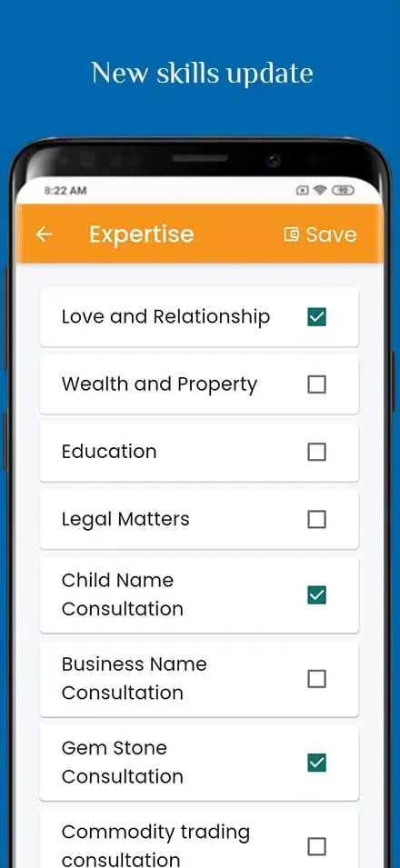 Tangkapan layar Astrohub - Astrologer