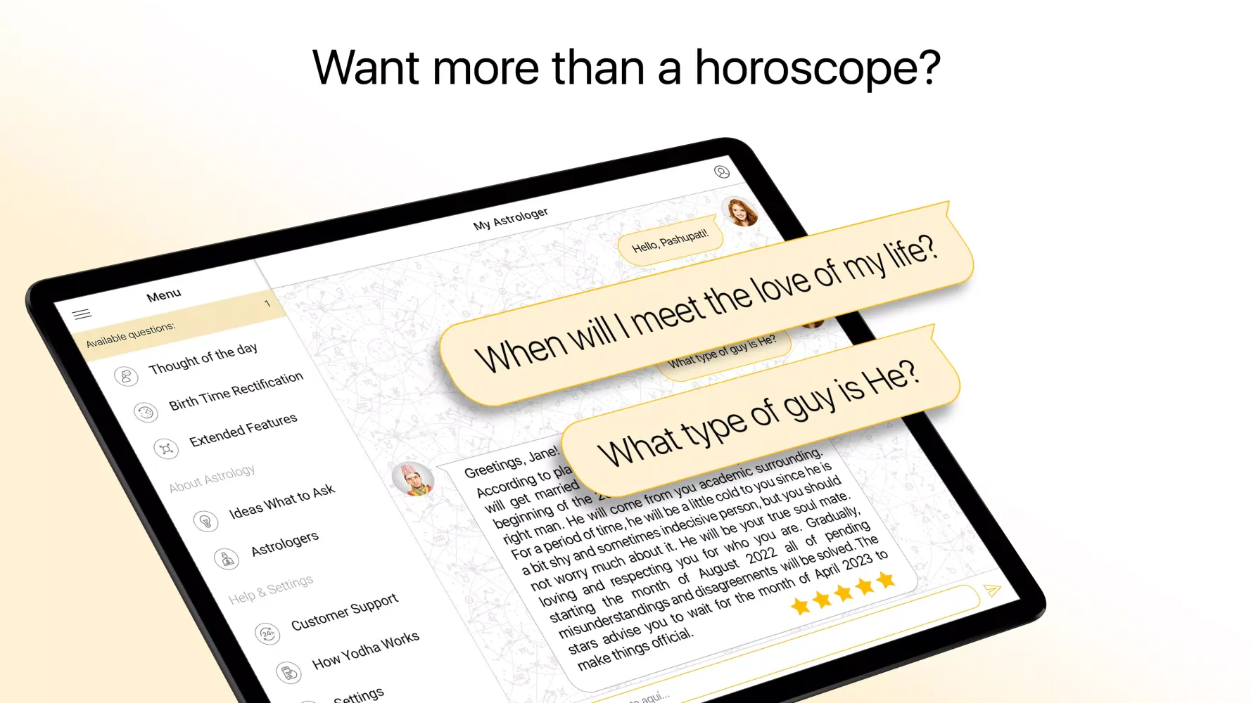 Yodha My Astrology Horoscope Ekran Görüntüleri