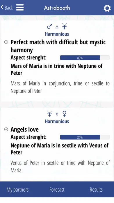 Astrobooth Relation aspects स्क्रीनशॉट