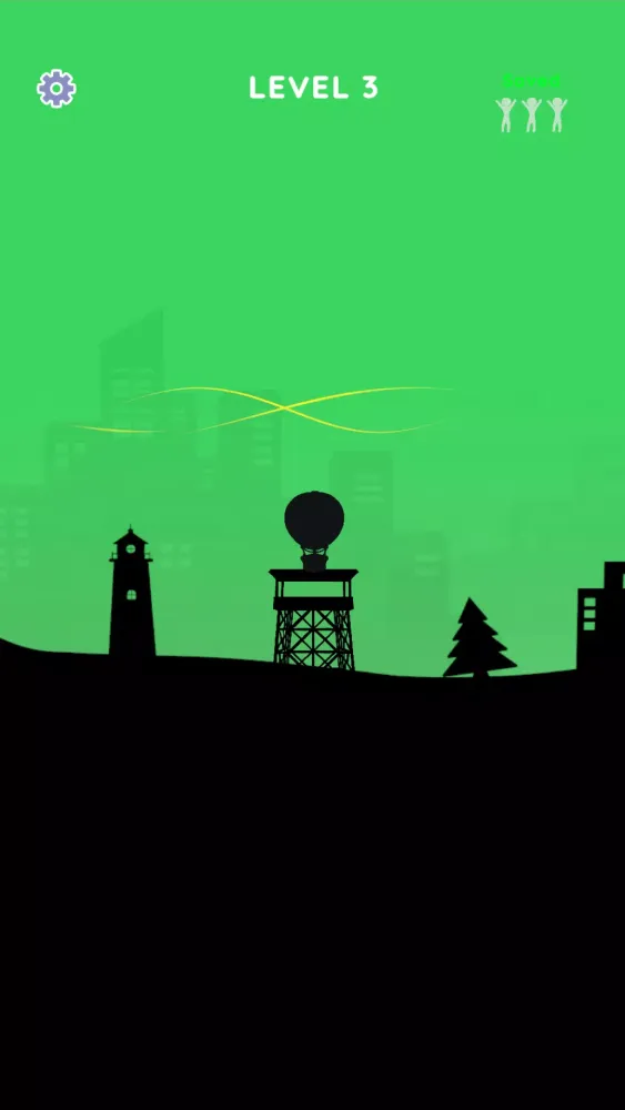 Stickman Balloon Rescue سکرین شاٹس