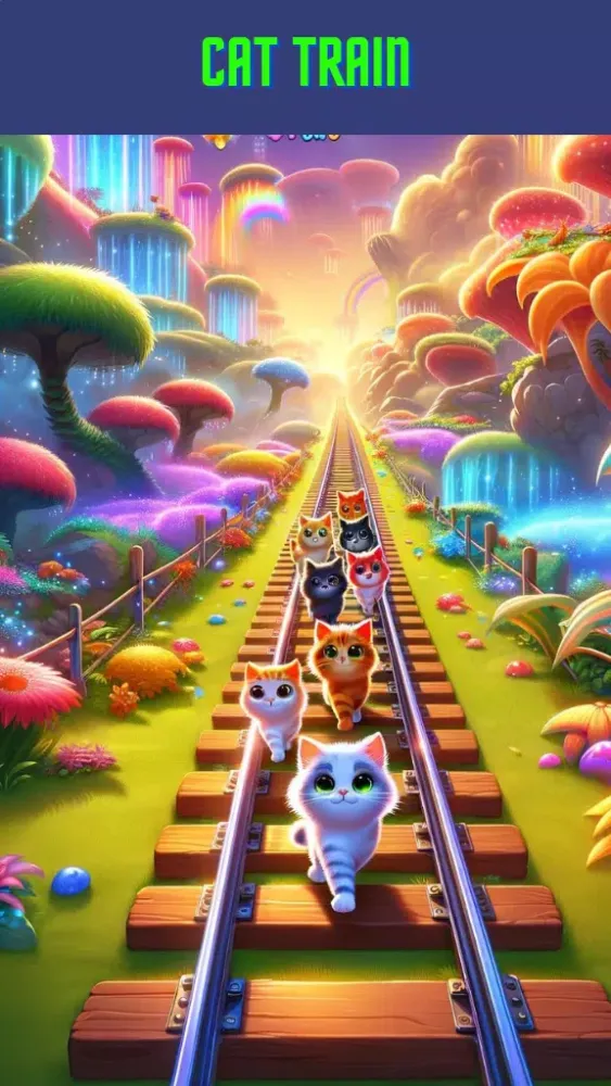ภาพหน้าจอของ Cat Train