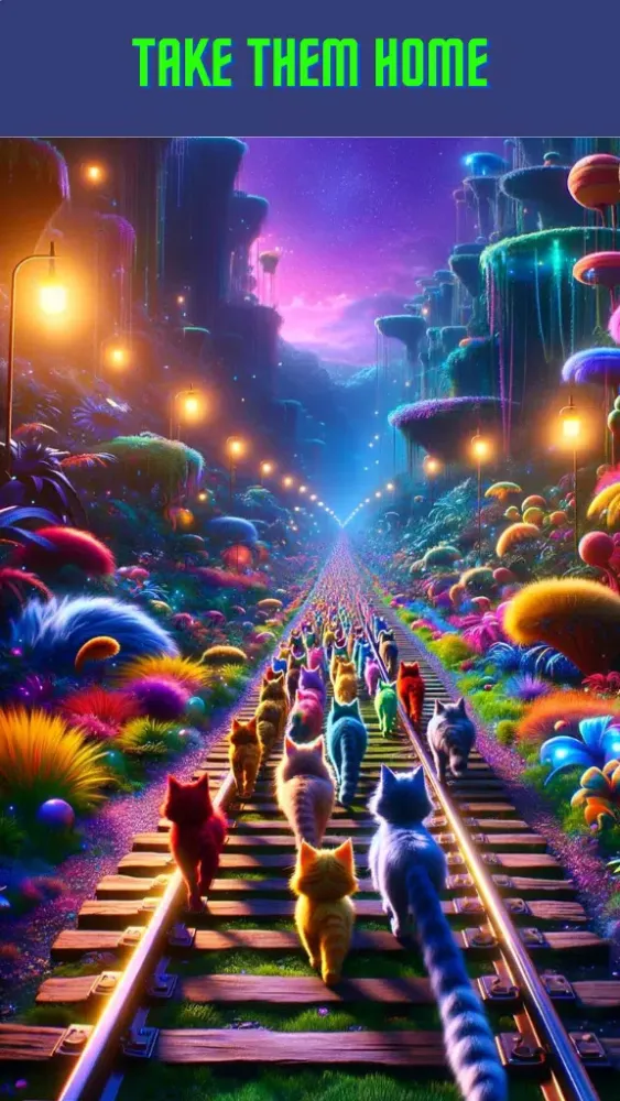ภาพหน้าจอของ Cat Train