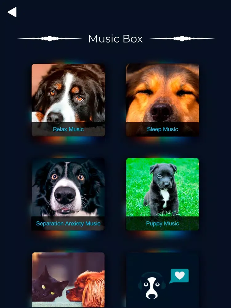 Captures d'écran de Relax Music for Dogs iPad 
