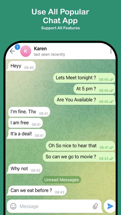 Screenshot di Dual Web Messsenger Pro Plus+