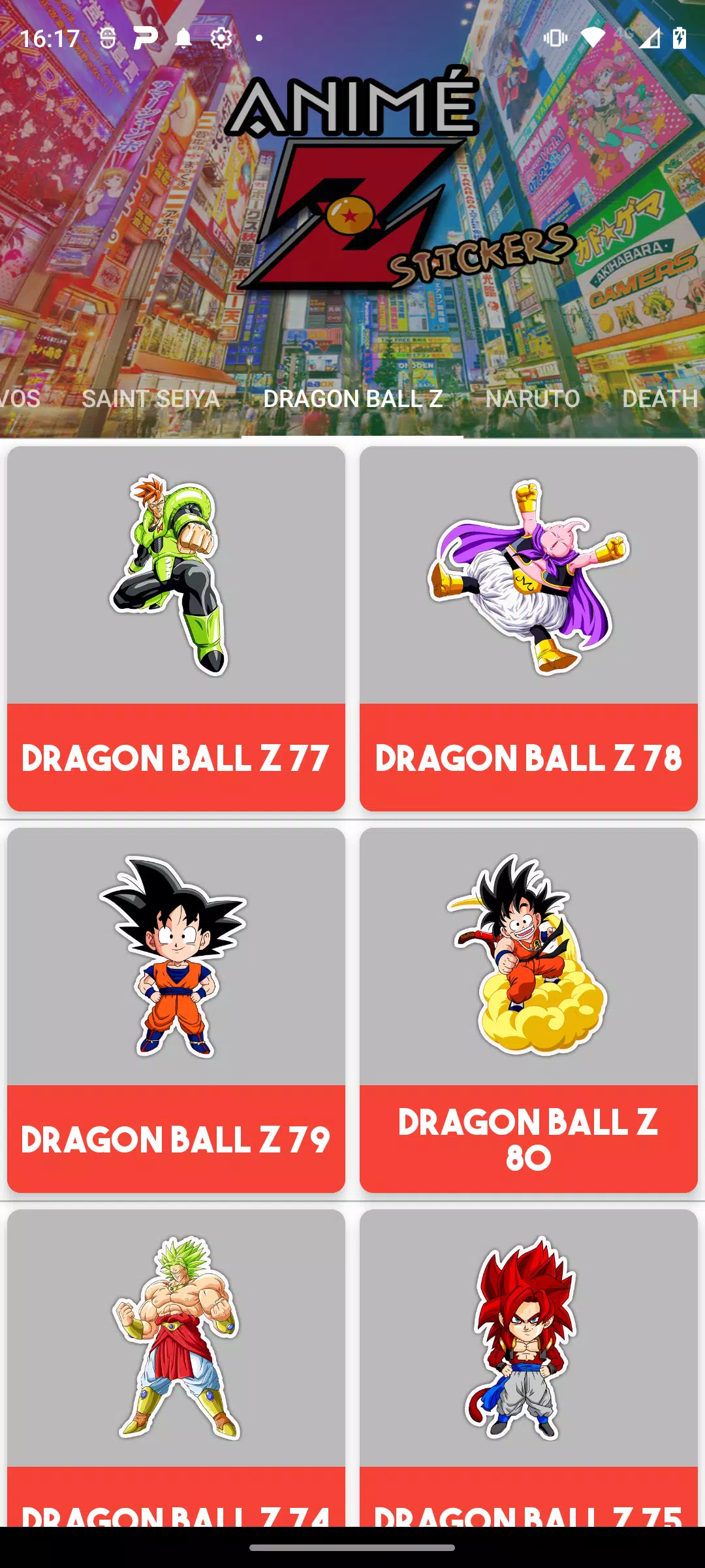 Anime Stickers Screenshots