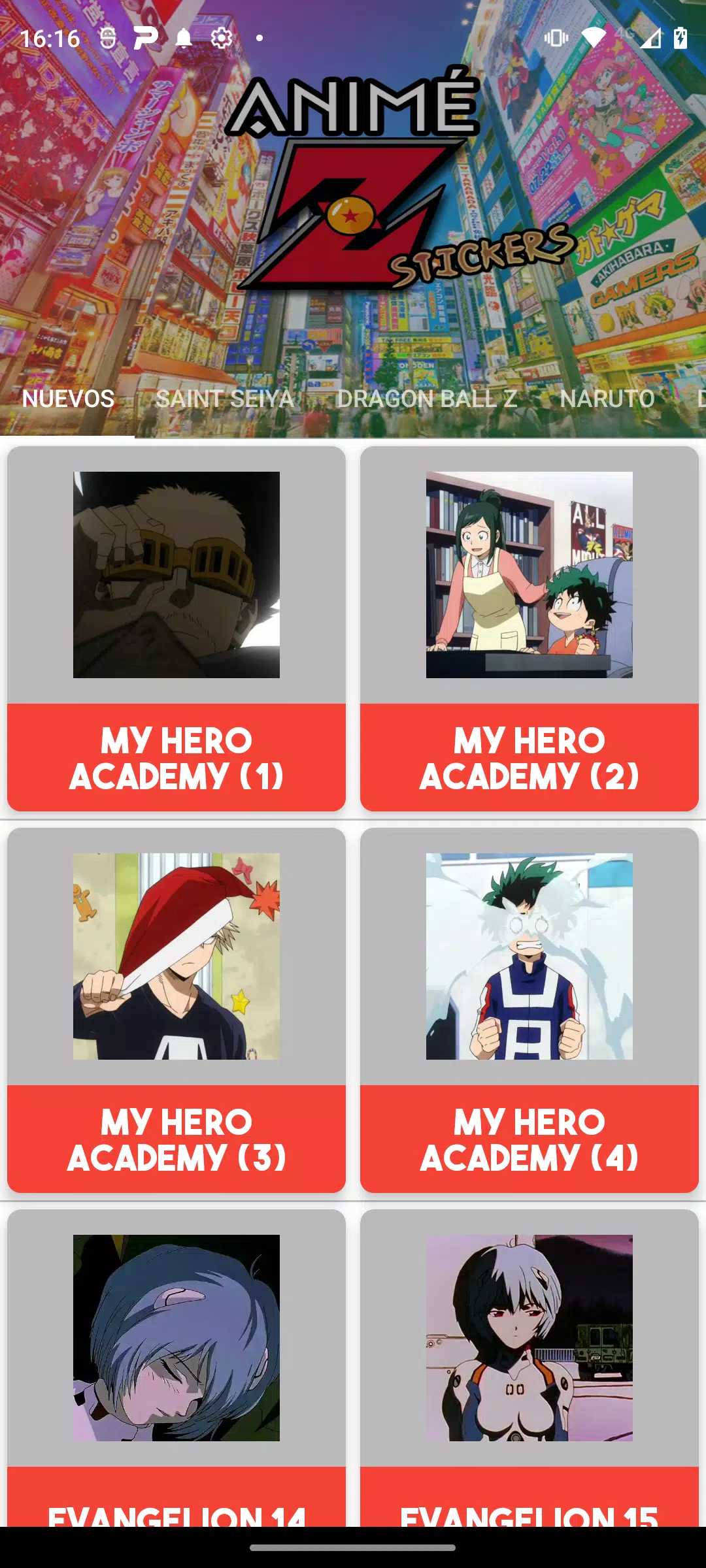 Anime Stickers Screenshots