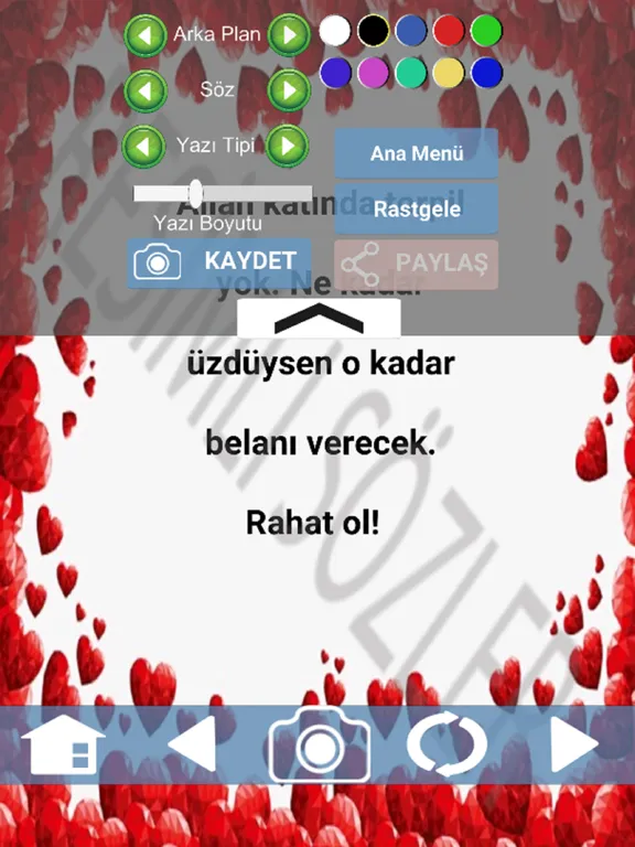 Resimli Sözler iPad  স্ক্রিনশট