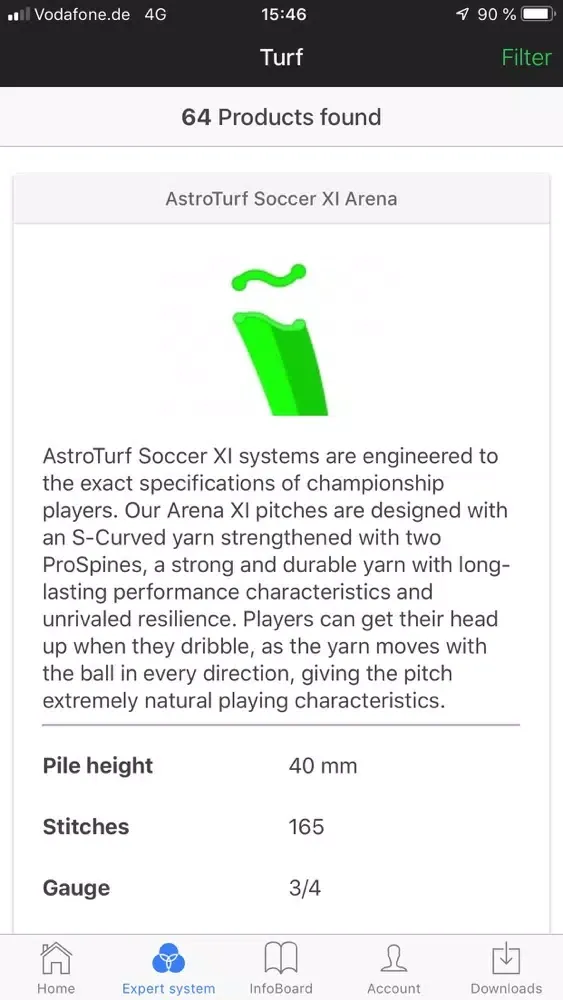 AstroTurf InfoDome স্ক্রিনশট