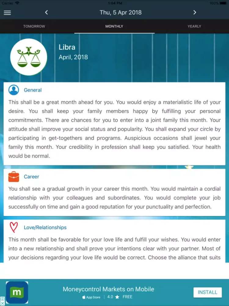 صور Libra Horoscope iPad 