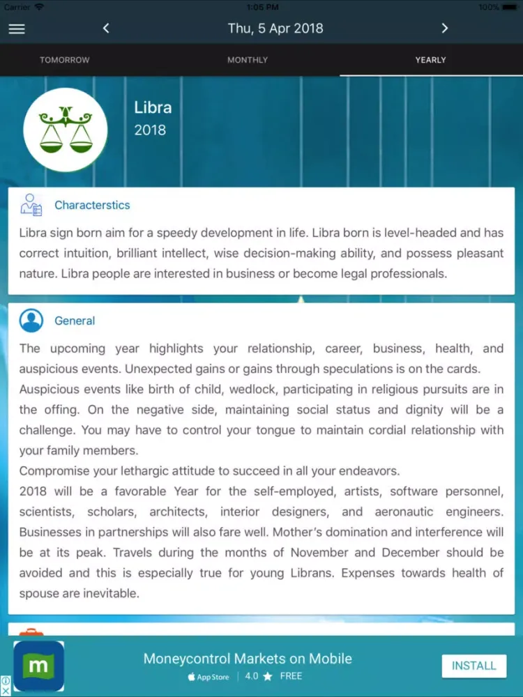 صور Libra Horoscope iPad 