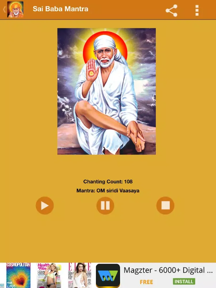 Shirdi Sai Baba Mantra iPad  スクリーンショット