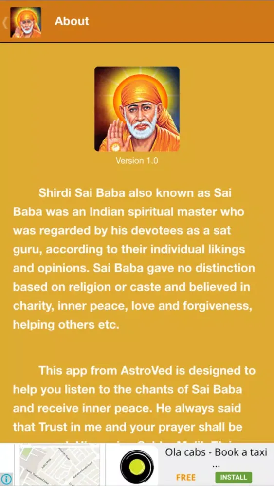 Shirdi Sai Baba Mantra スクリーンショット