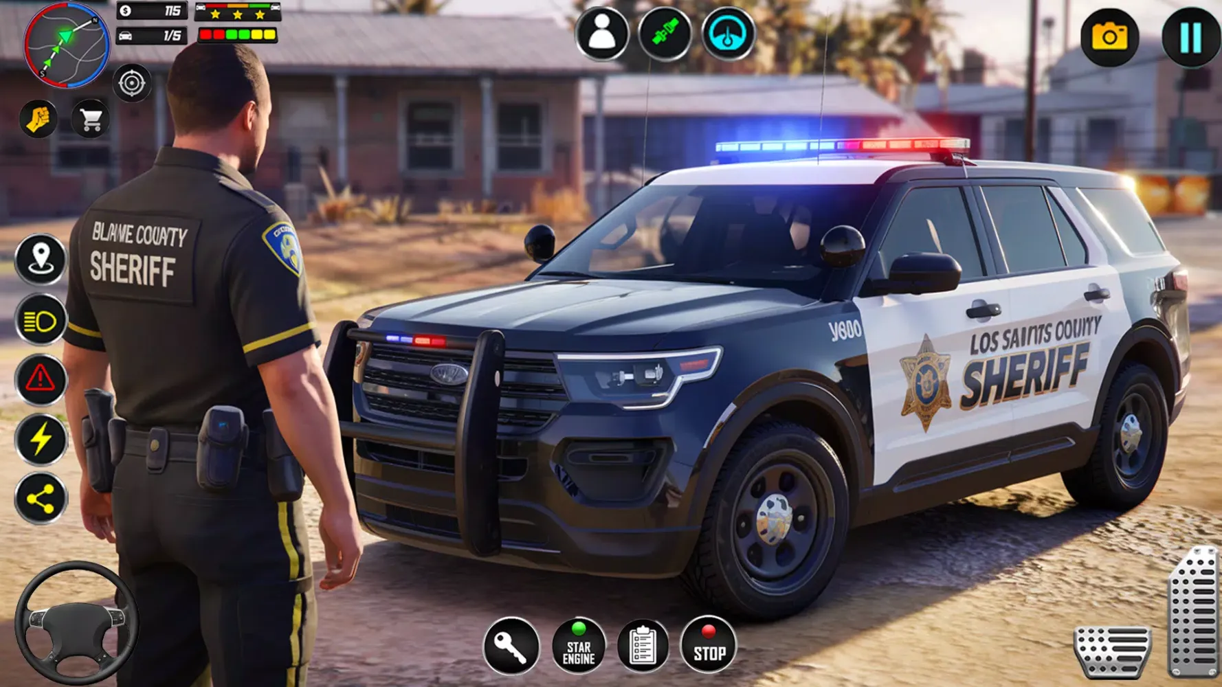 US Police Cop Car: Police Game Screenshots