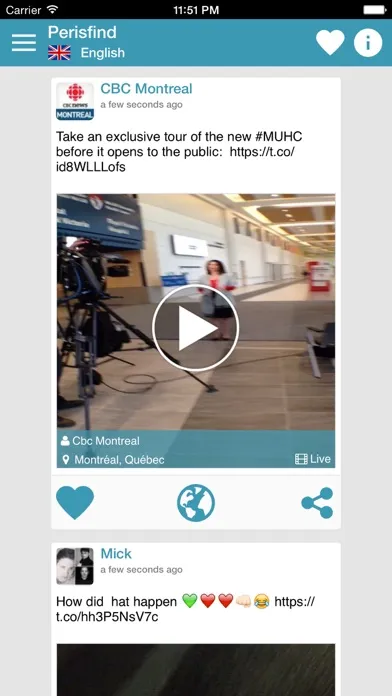 Captures d'écran de Perisfind Pro - videos finder for Periscope