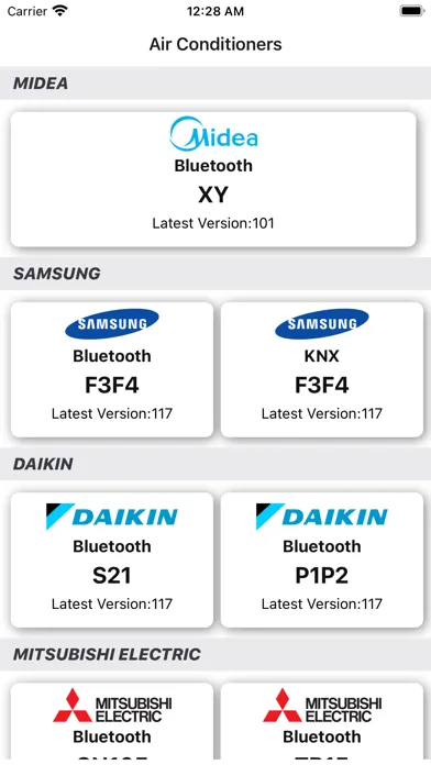Inspinia Aircon BT Updater Screenshots