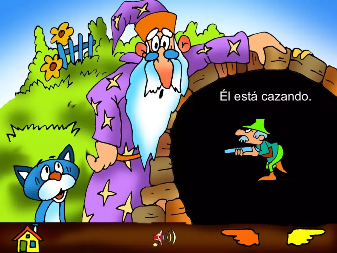 Tangkapan skrin Puss in Boots - Spanish for kids iPad 