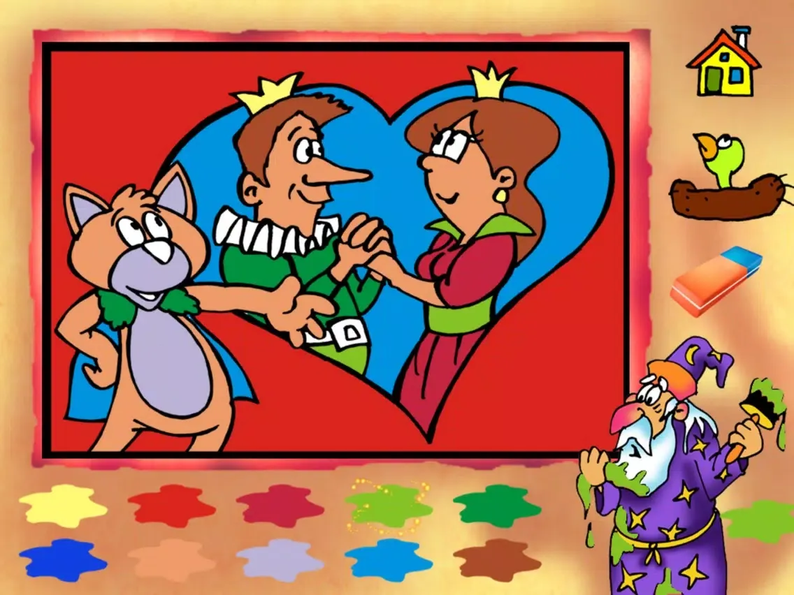 Tangkapan skrin Puss in Boots - Spanish for kids iPad 