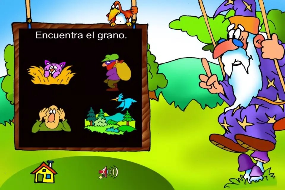 Tangkapan skrin Puss in Boots - Spanish for kids
