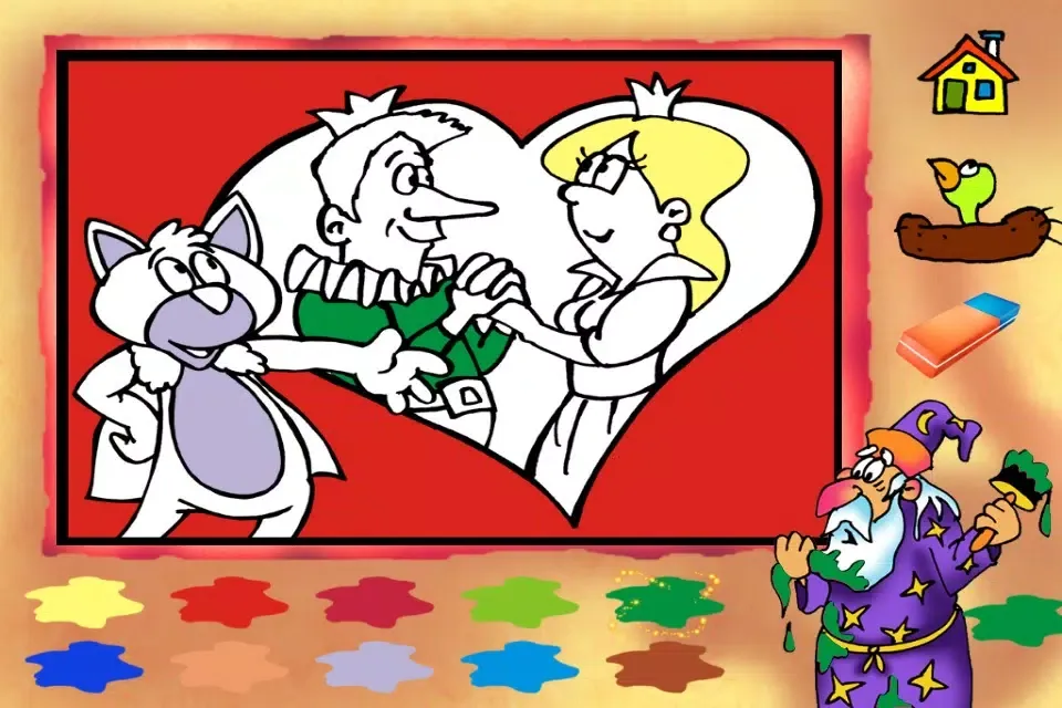 Tangkapan skrin Puss in Boots - Spanish for kids