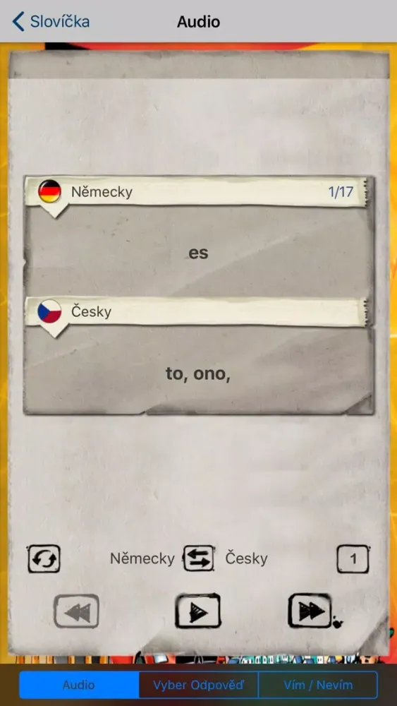Zrzuty ekranu Mobilní Učitel - Výuka Němčiny