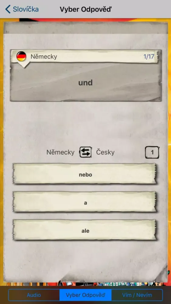 Zrzuty ekranu Mobilní Učitel - Výuka Němčiny