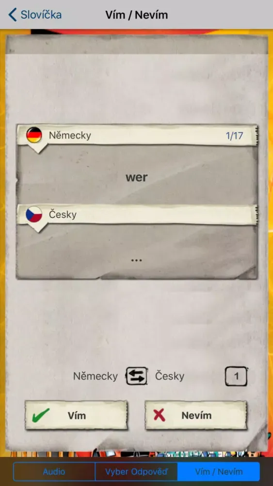 Zrzuty ekranu Mobilní Učitel - Výuka Němčiny