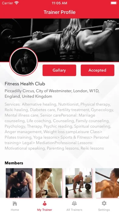 Ảnh chụp màn hình của FitnessPower