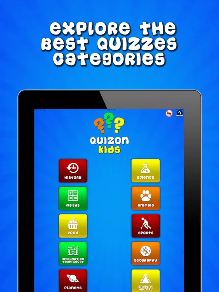 Screenshot di Quizon Kids iPad 