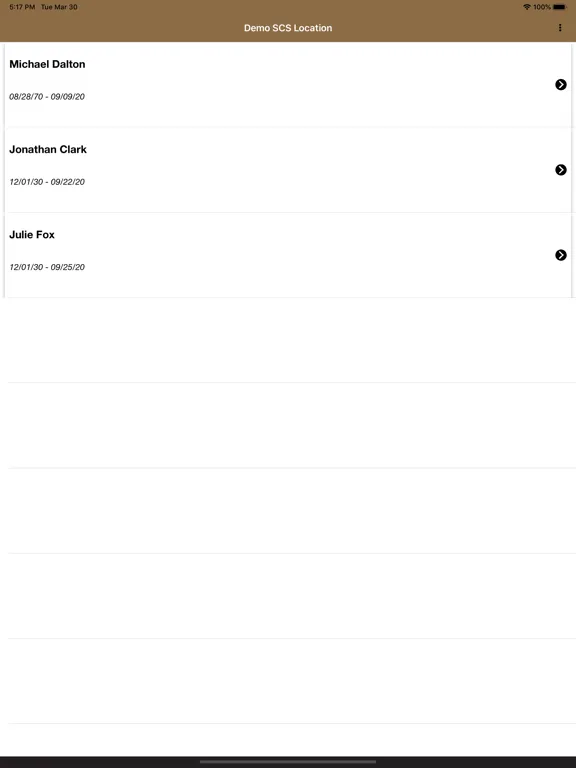 Tangkapan skrin FLWR NOW iPad 