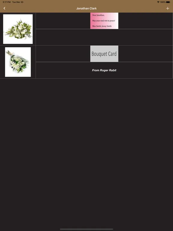 Tangkapan skrin FLWR NOW iPad 