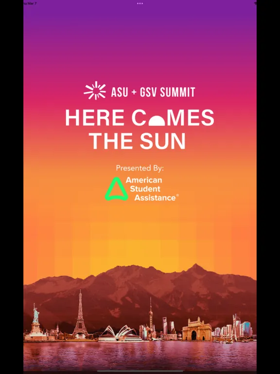 Capturas de pantalla de ASU + GSV iPad 