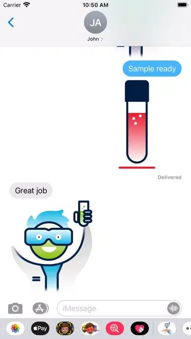 Ảnh chụp màn hình của Lab Sticker Pack by Asuragen