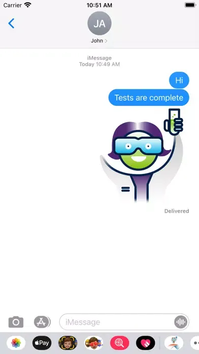 Ảnh chụp màn hình của Lab Sticker Pack by Asuragen