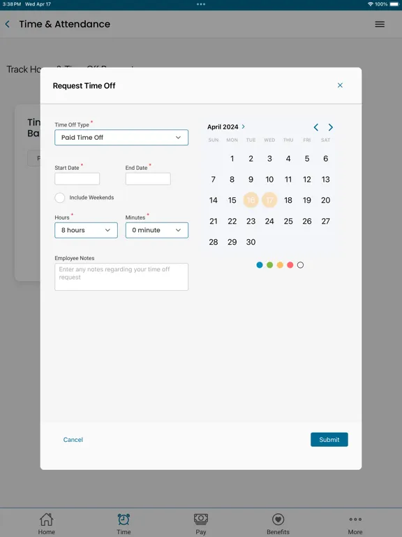 Asure Mobile iPad  سکرین شاٹس