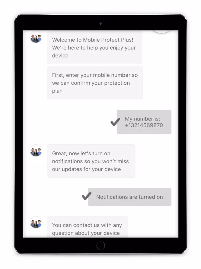 Mobile Protect Plus iPad 应用截图