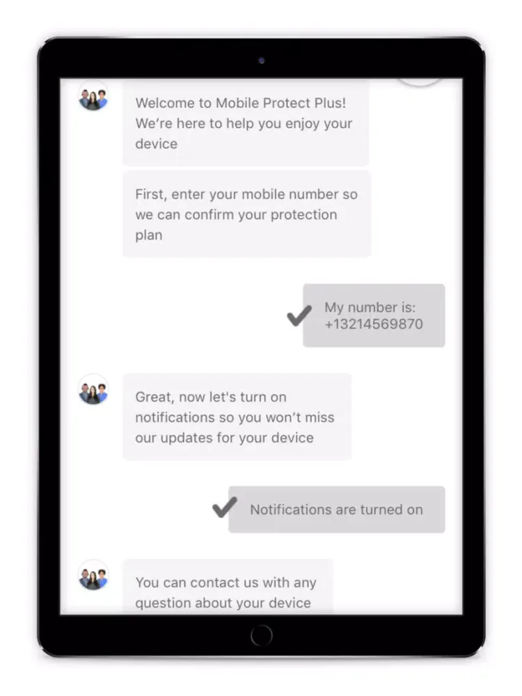 Mobile Protect Plus iPad  Screenshots