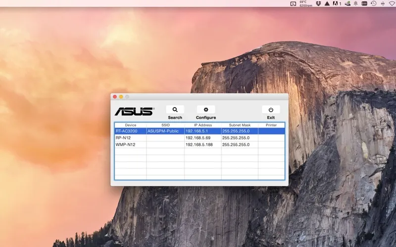 ASUS Device Discovery Ekran Görüntüleri