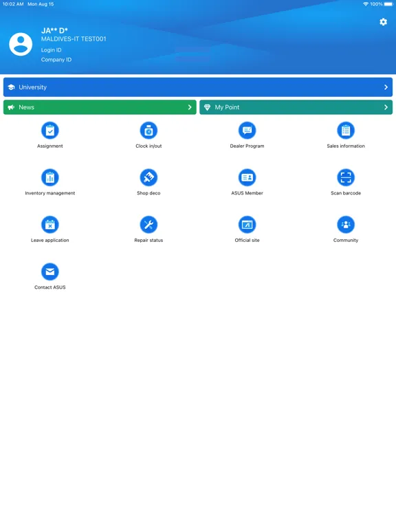 Capturas de pantalla de ASUS iChannel iPad 