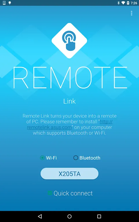 Remote Link Screenshots