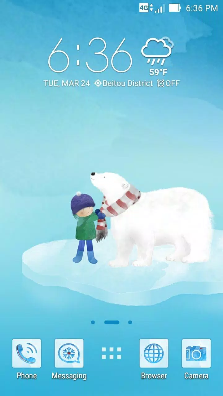 Polar Bear ASUS ZenUI Theme Screenshots