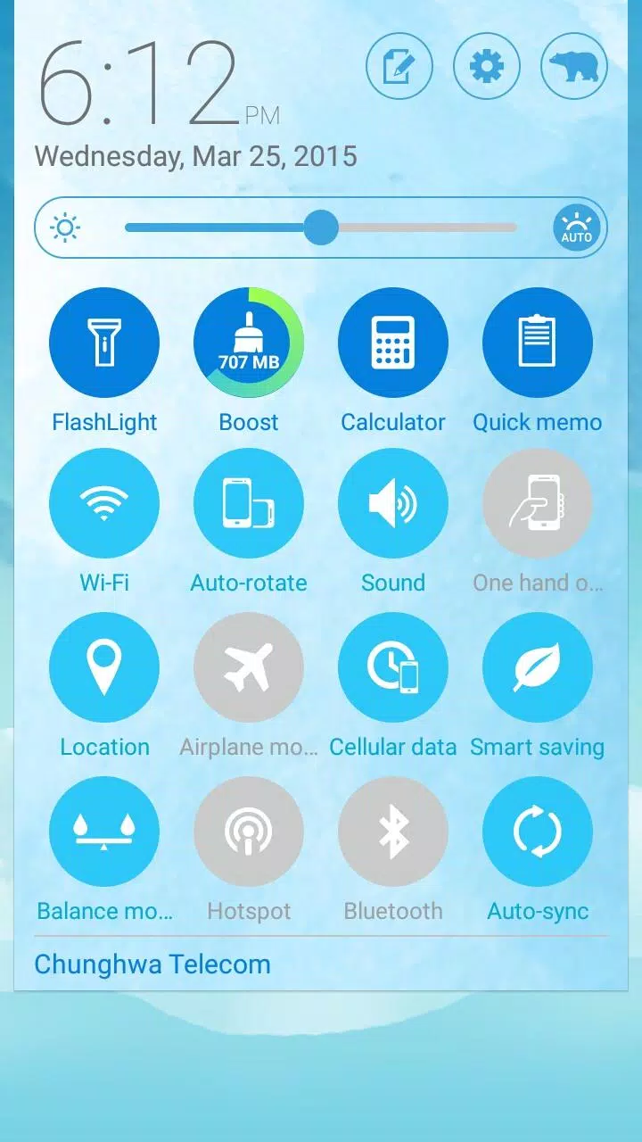 Polar Bear ASUS ZenUI Theme Screenshots