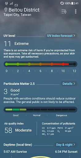 ASUS Weather Ekran Görüntüleri