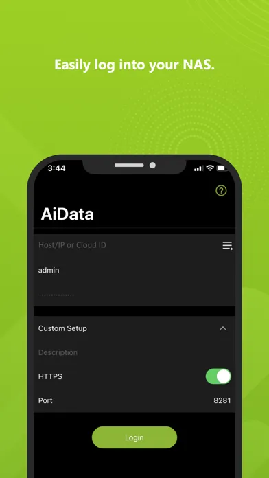 ภาพหน้าจอของ AiData