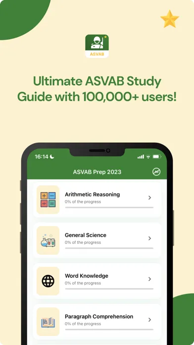 Ảnh chụp màn hình của ASVAB Test Prep & Study Guide