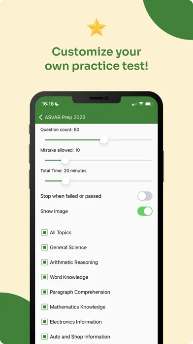 Ảnh chụp màn hình của ASVAB Test Prep & Study Guide