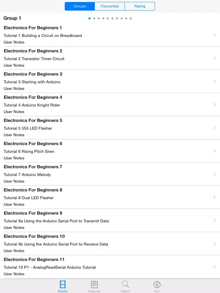 ภาพหน้าจอของ Electronics For Beginners iPad 