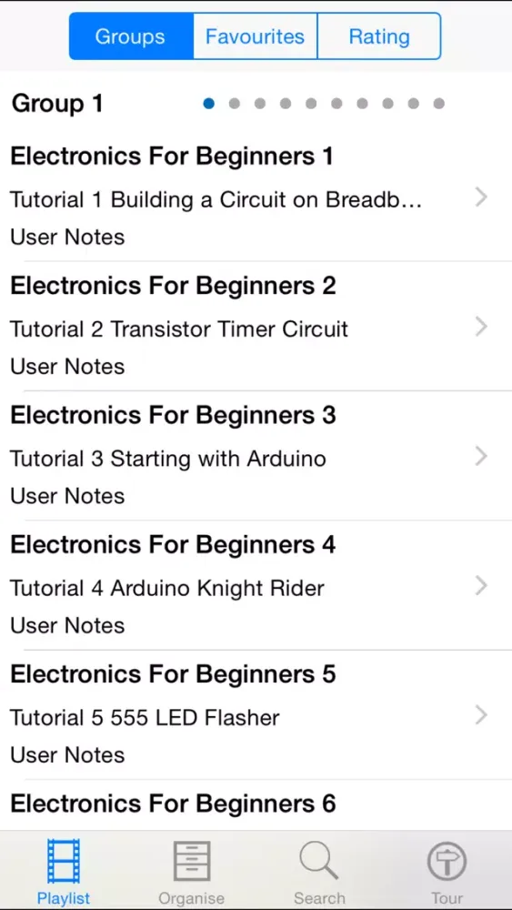 ภาพหน้าจอของ Electronics For Beginners