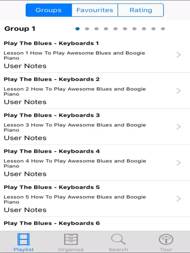 Play The Blues - Keyboards iPad Screenshots