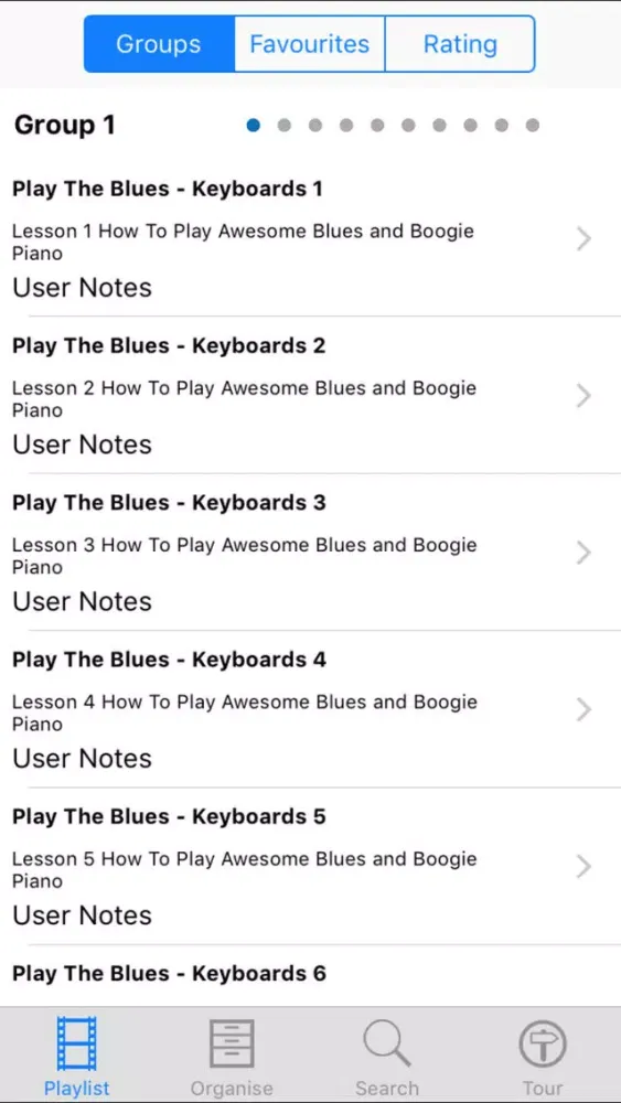 Play The Blues - Keyboards Screenshots